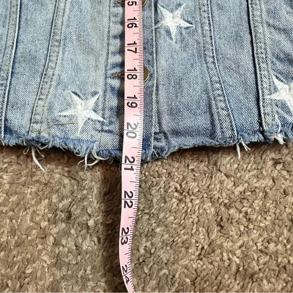 PISTOLA‎ BRANDO STAR EMBROIDERY DENIM JACKET - ZODIAC XS - Picture 15 of 16